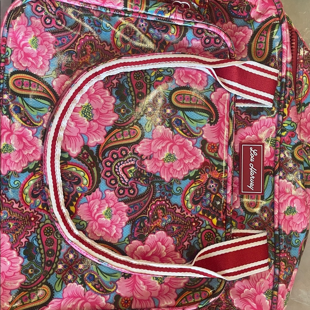 RARE Lou Harvey Large Floral Travel Bag NEW